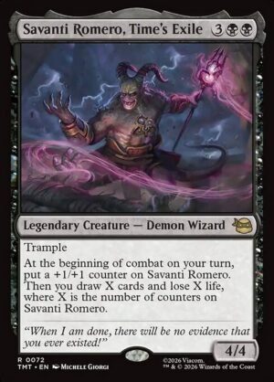 Savanti Romero, Time's Exile - Foil<br /><span class="collector-number">Collector No. 72</span>