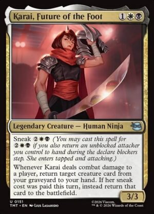 Karai, Future of the Foot - Foil<br /><span class="collector-number">Collector No. 151</span>