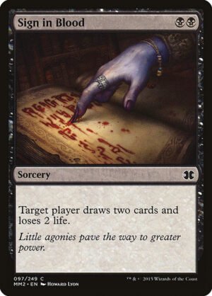 Sign in Blood<br /><span class="collector-number">Collector No. 97</span>