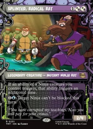 Splinter, Radical Rat - Foil<br /><span class="collector-number">Collector No. 251</span>
