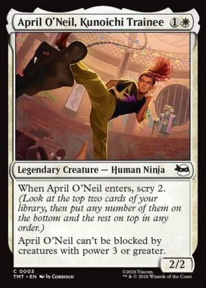 April O'Neil, Kunoichi Trainee - Foil<br /><span class="collector-number">Collector No. 3</span>