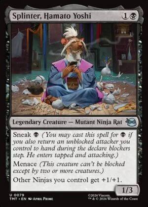 Splinter, Hamato Yoshi - Foil<br /><span class="collector-number">Collector No. 79</span>