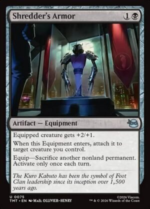 Shredder's Armor - Foil<br /><span class="collector-number">Collector No. 75</span>