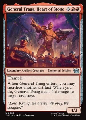 General Traag, Heart of Stone - Foil<br /><span class="collector-number">Collector No. 90</span>