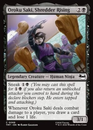 Oroku Saki, Shredder Rising - Foil<br /><span class="collector-number">Collector No. 68</span>